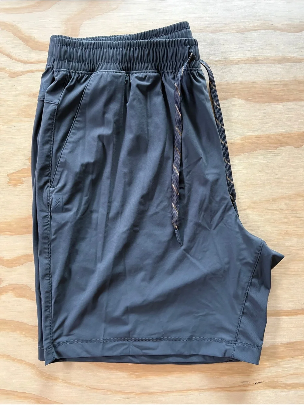 RHONE Men's Gray Athletic Swim Trunks